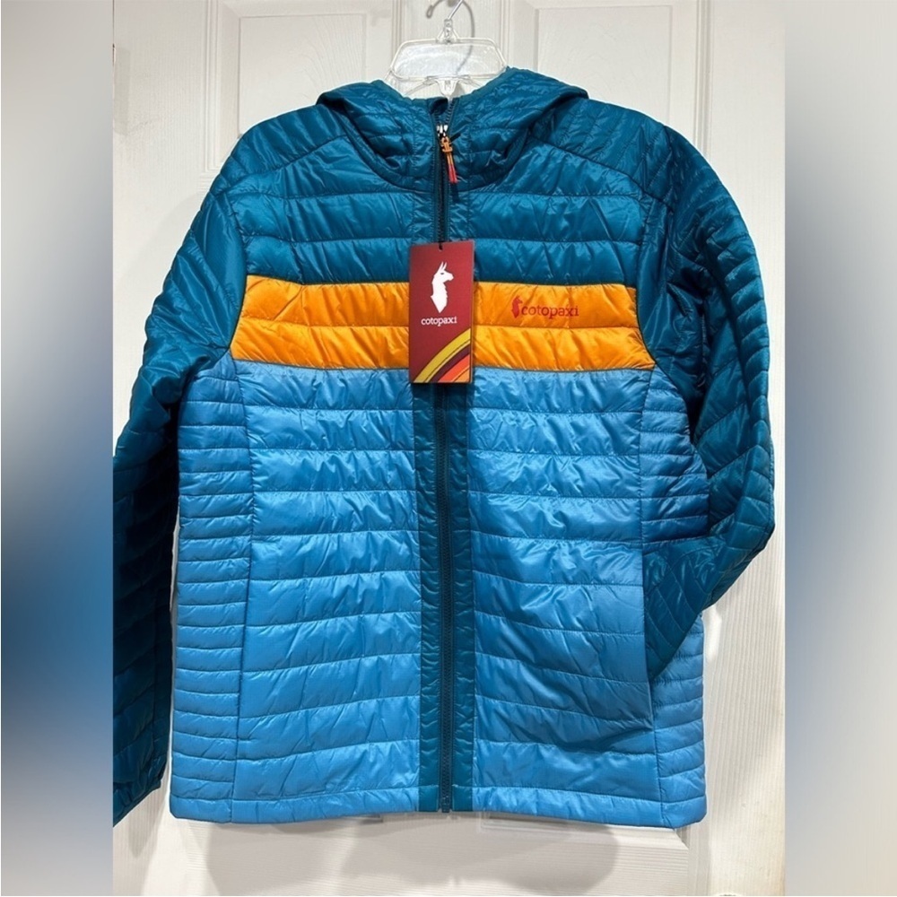 Cotopaxi Men's XXL Capa Insulated Hooded Jacket Gulf Poolside Blue Teal Puff NWT
